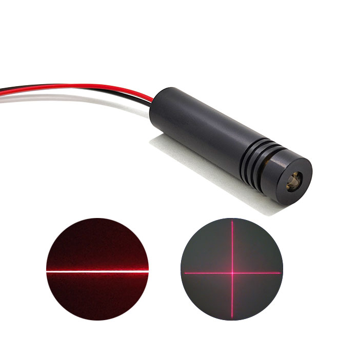650nm 20mW~100mW Red Laser Module Line/Crosshair 12V 24V Laser Locator Φ12x50mm